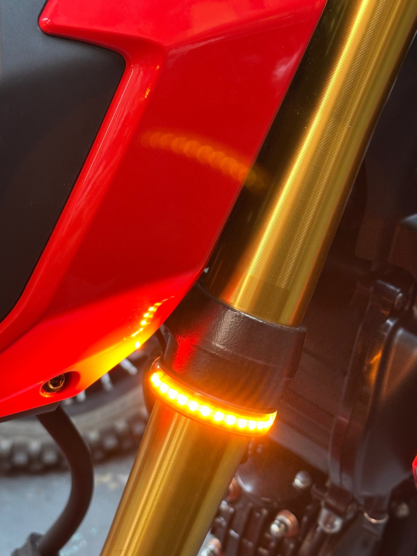 Fork Wrap LED blinkers - Honda Grom