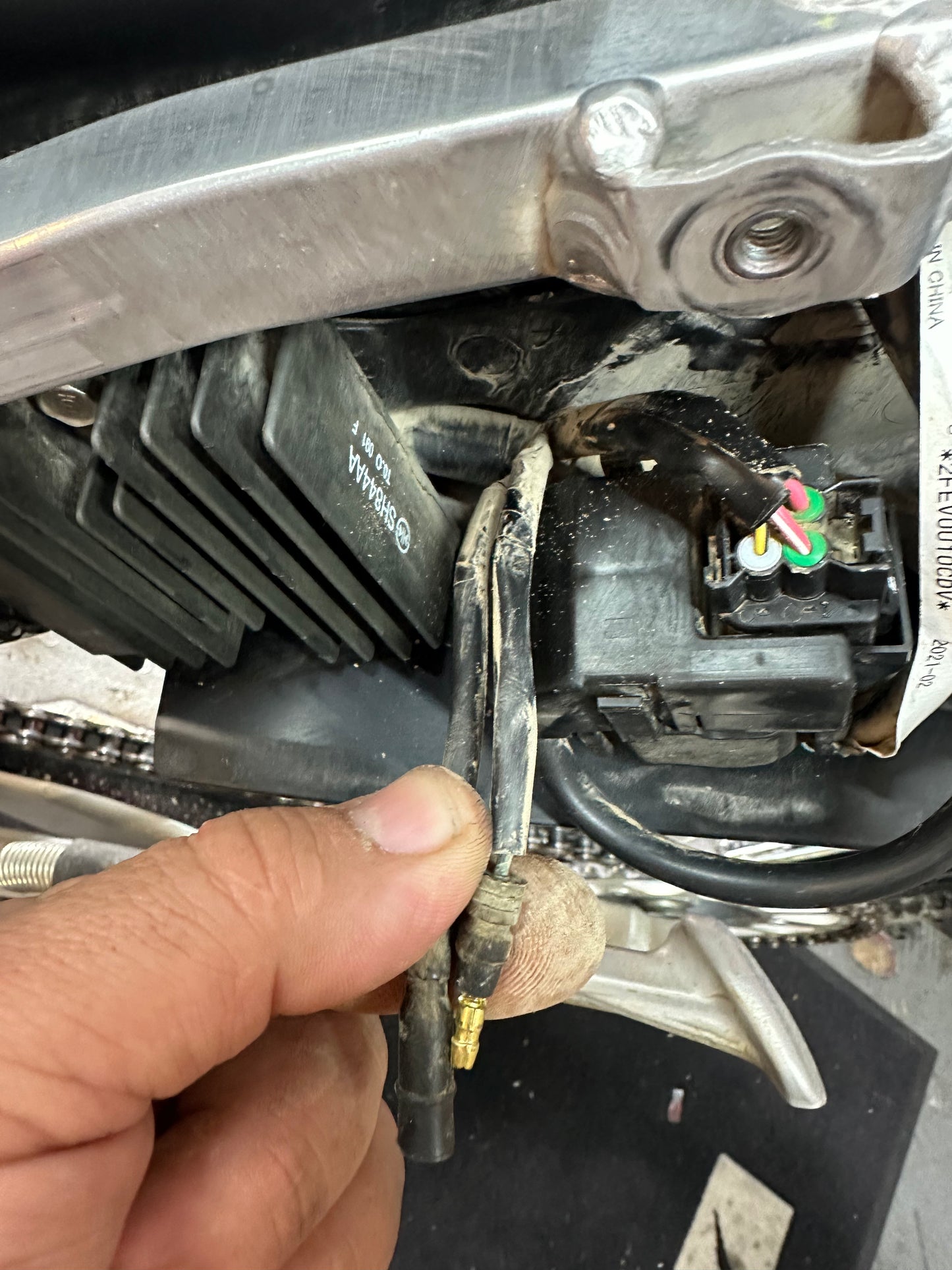 Honda CRF450X working brake light