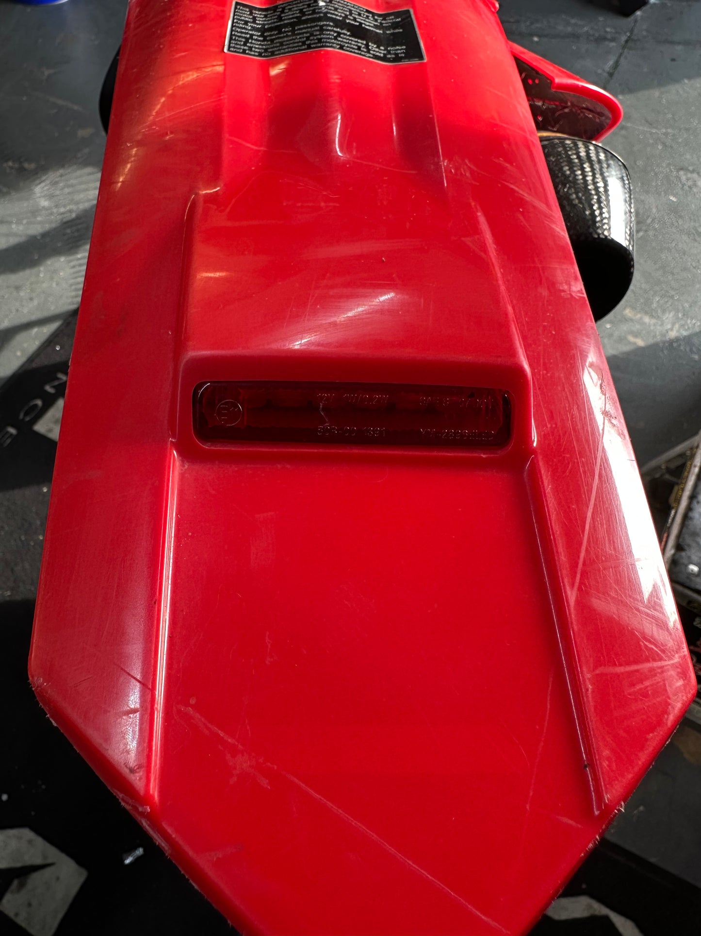 Honda CRF450X working brake light