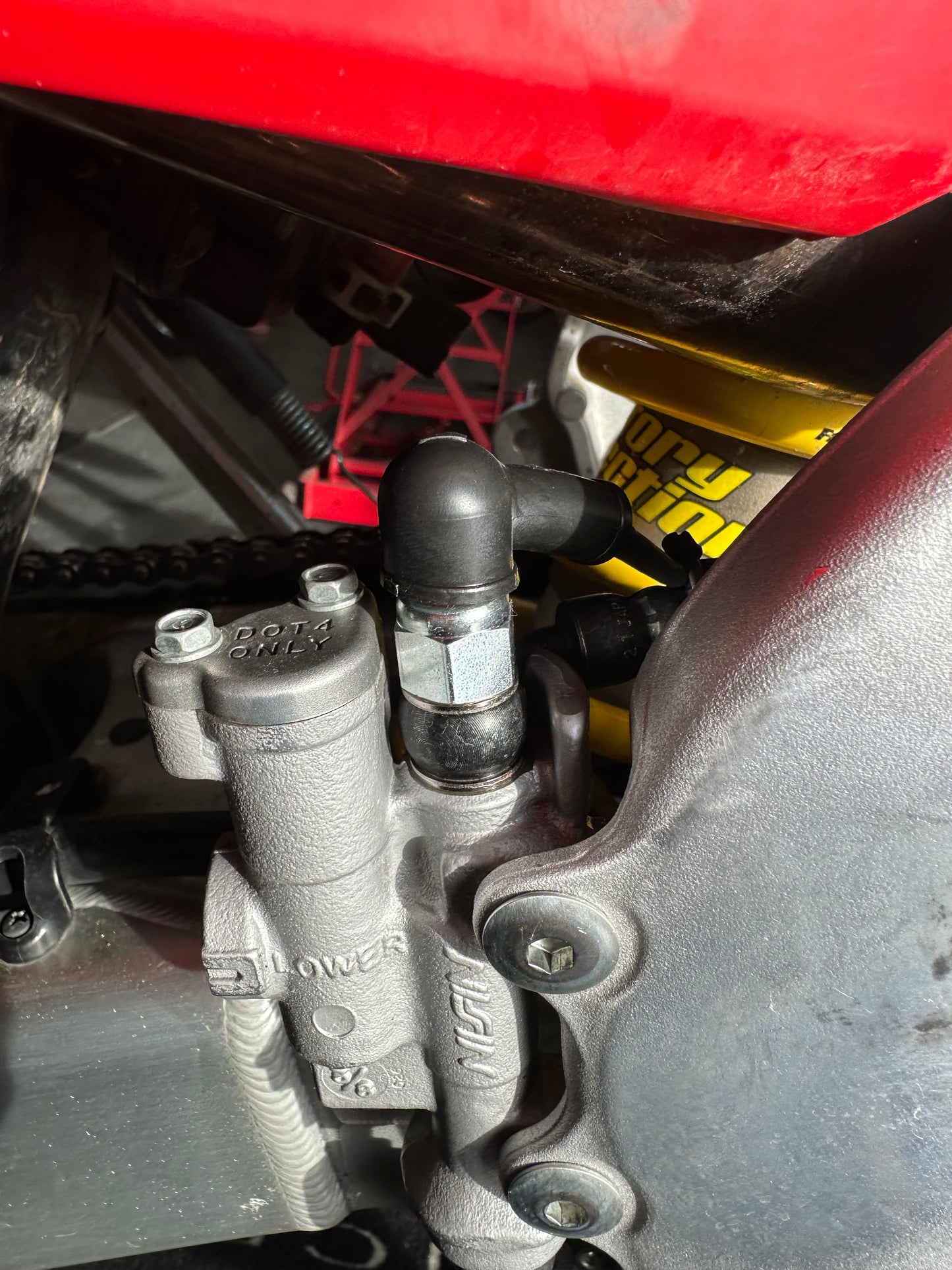 Honda CRF450X working brake light